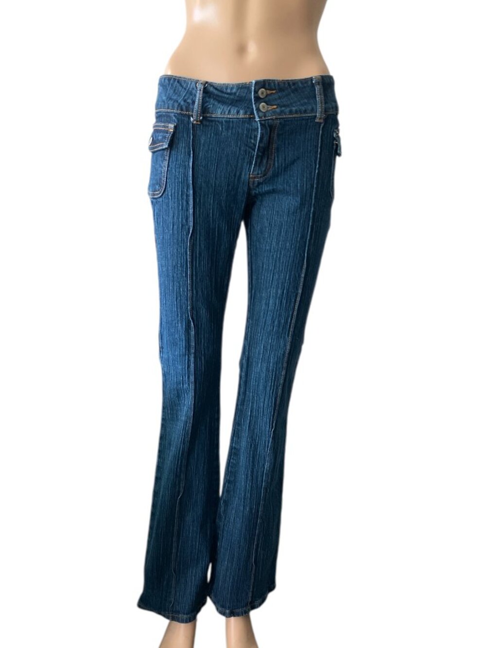 J. Galt Mid-Rise Y2K flare Jeans